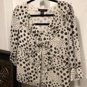 Frilly dressy blouse